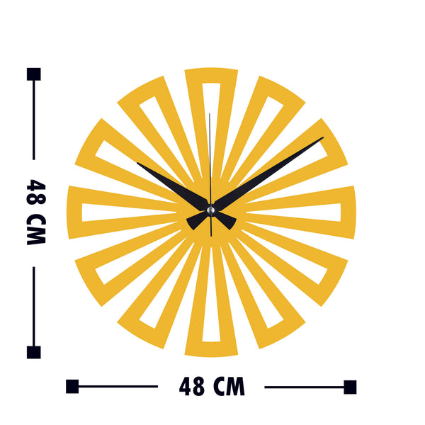 Decortie Metal Wall Clock 7 - Gold