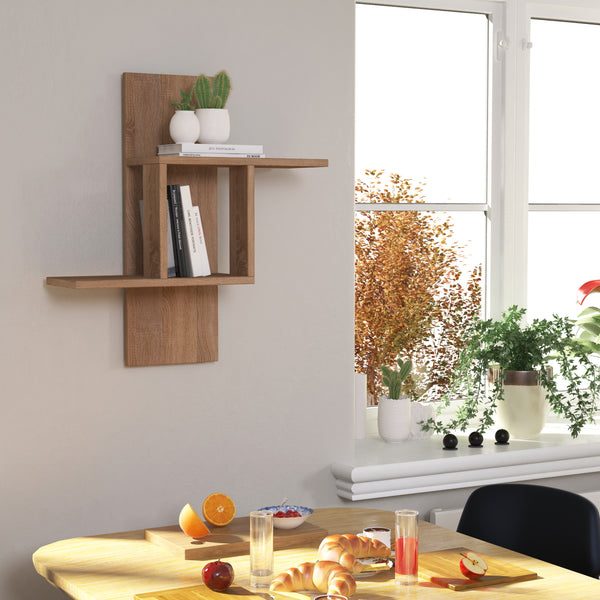 Decortie Mill Modern Floating Shelf 70cm Tall
