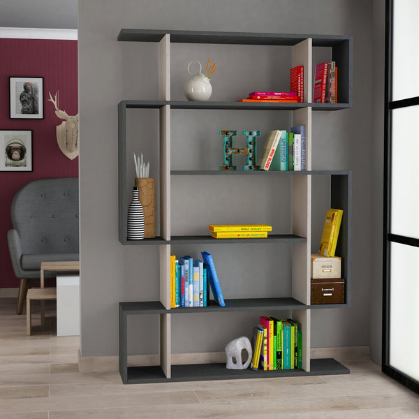 Decortie Mito Modern Bookcase Display Tall 161cm