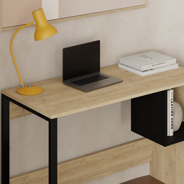 Decortie Model 4 Working Table With 1 Square Shelf