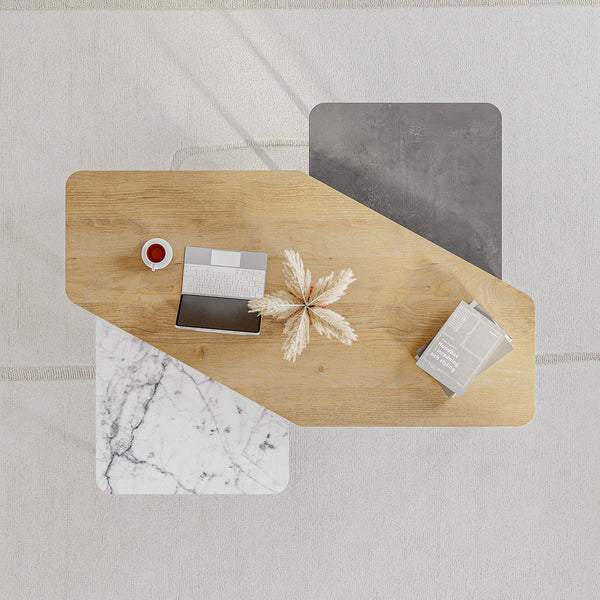 Decortie Nesty Modern Coffee Table 3 Pieces