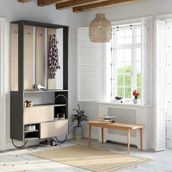 Decortie Norfolk Modern Hall Stand Entrway Unit