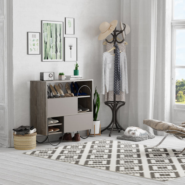 Decortie Norfolk Shoe Rack With Storage