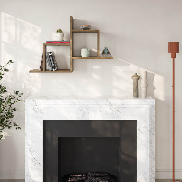 Decortie Olly Modern Floating Shelf 58cm Tall