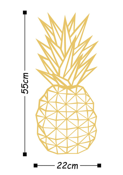 Decortie PINEAPPLE METAL DECOR - GOLD