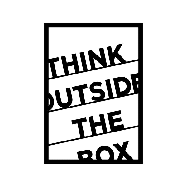 Decortie THINK OUTSIDE THE BOX - BLACK