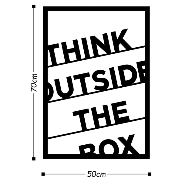 Decortie THINK OUTSIDE THE BOX - BLACK