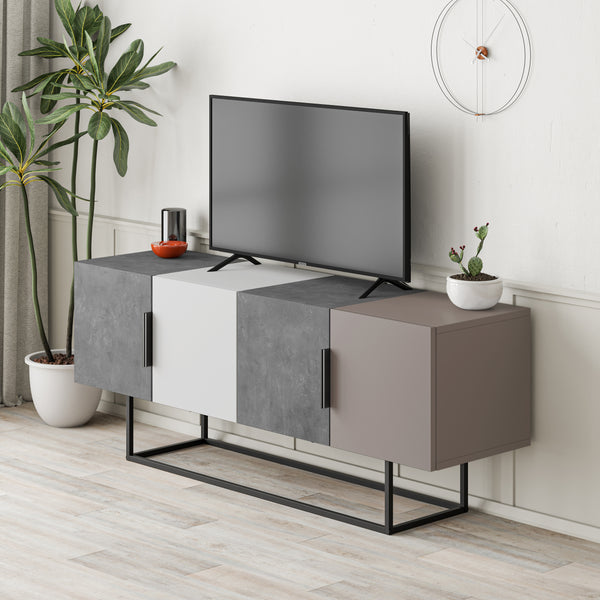 Decortie Tontini Modern TV Stand Multimedia Centre