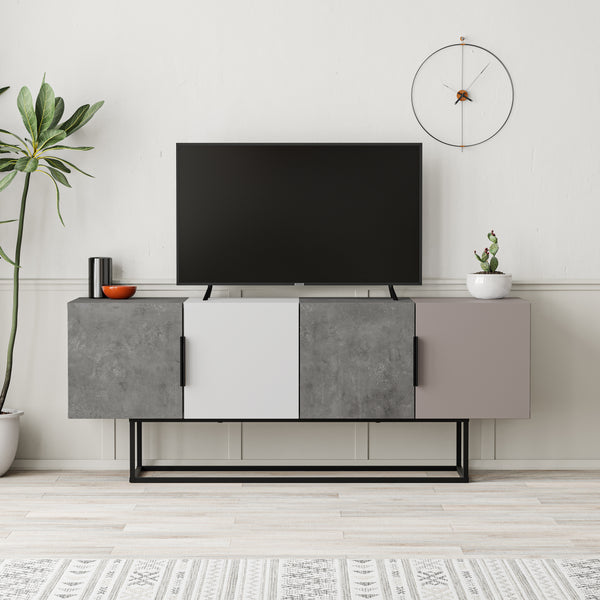 Decortie Tontini Modern TV Stand Multimedia Centre
