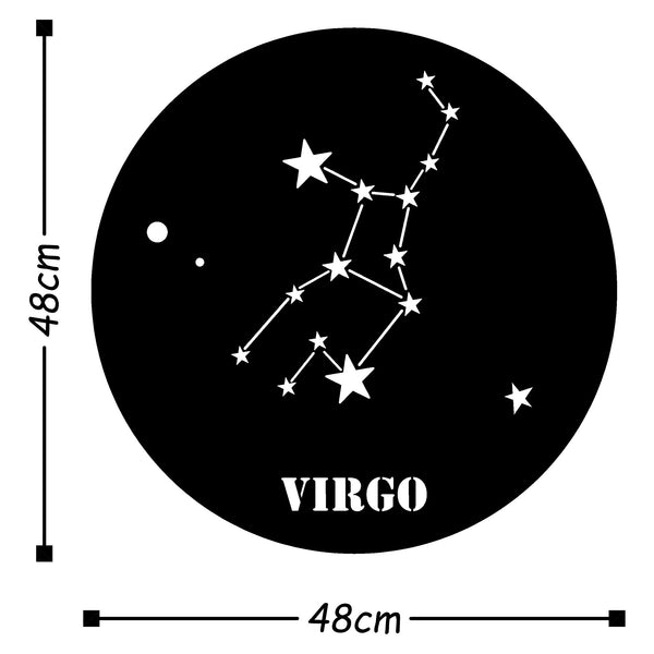 Decortie VIRGO HOROSCOPE - BLACK