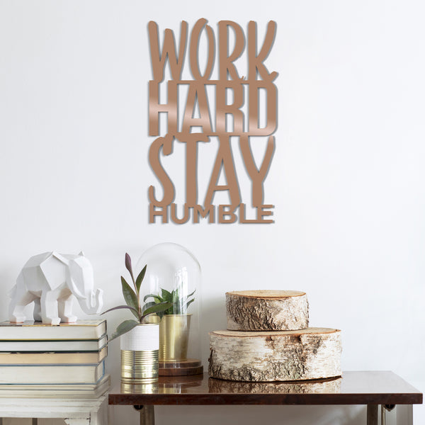 decortie WORK HARD STAY HUMBLE - COPPER