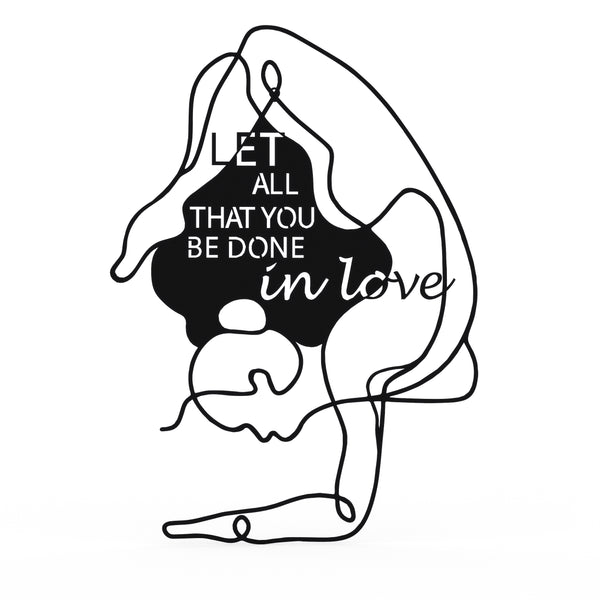 Decortie Do In Love Modern Metal Wall Art Home Decorative Ornament