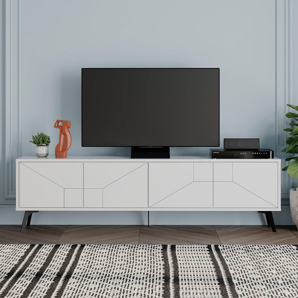 Decortie Dune Modern TV Stand With Storage Cabinet 180cm