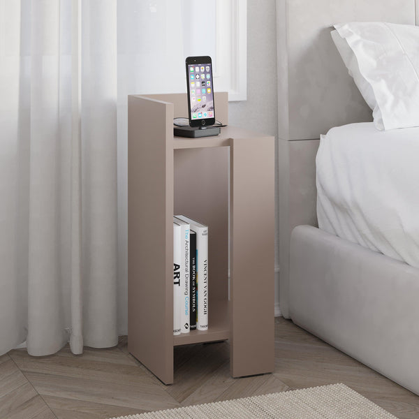 Decortie Elos Modern Bedside Table Left Module 25cm Narrow