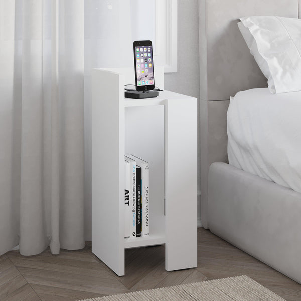 decortie Elos Modern Bedside Table Left Module 25cm Narrow