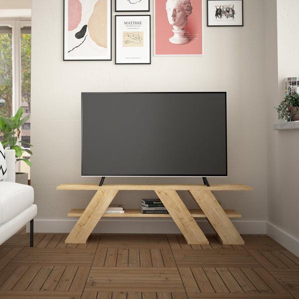 Decortie Fella Modern TV Stand Multimedia Centre 140cm 55"
