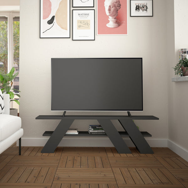 decortie Fella Modern TV Stand Multimedia Centre 140cm 55"