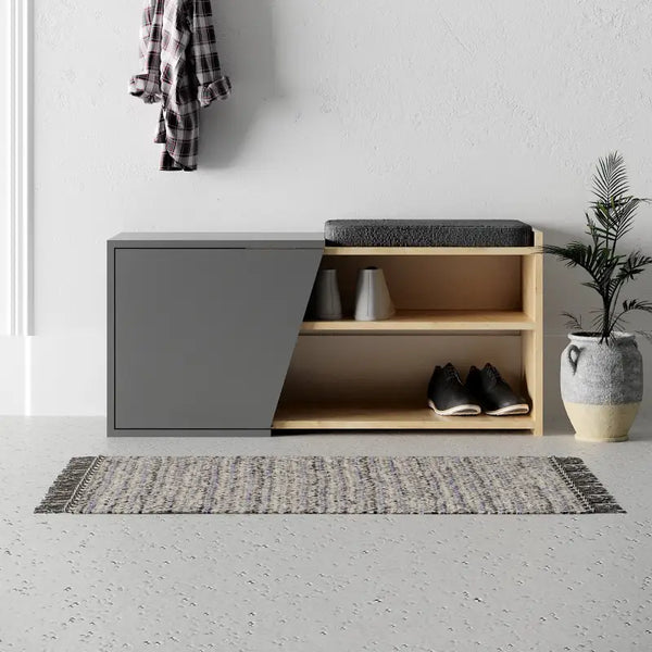 Decortie Fiona Shoe Storage With Bench Width 104 Cm