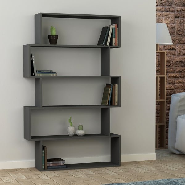 Decortie Kat Modern Bookcase Display Unit Tall 158cm