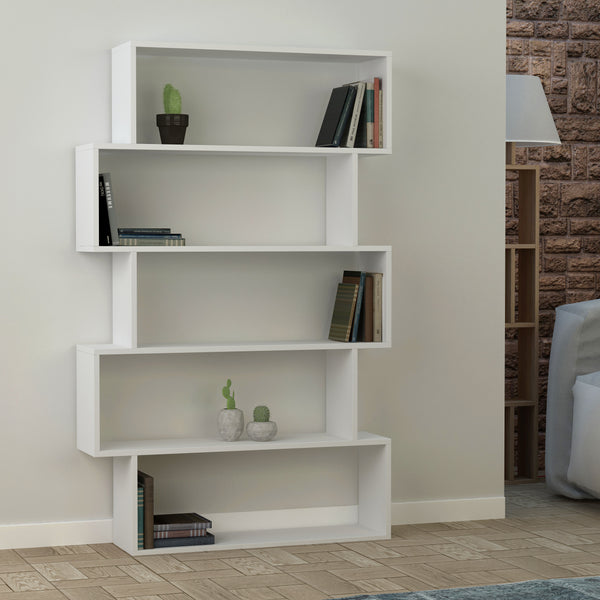 decortie Kat Modern Bookcase Display Unit Tall 158cm