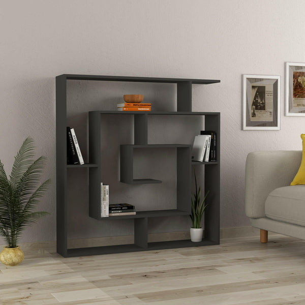 Decortie Labirent Modern Bookcase Display Unit Room Separator Medium 129cm