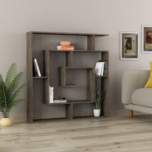 Decortie Labirent Modern Bookcase Display Unit Room Separator Medium 129cm