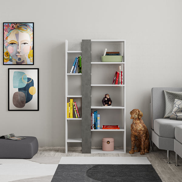 Decortie Lift Modern Bookcase Display Unit Tall 150.5cm