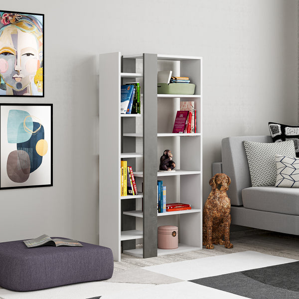 Decortie Lift Modern Bookcase Display Unit Tall 150.5cm