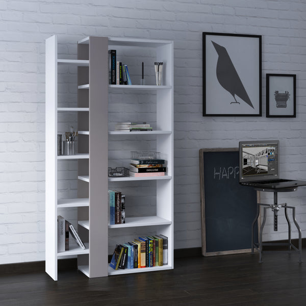 decortie Lift Modern Bookcase Display Unit Tall 150.5cm