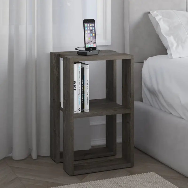 Decortie Lonie Modern Bedside Table Bedroom Furniture Width 34cm