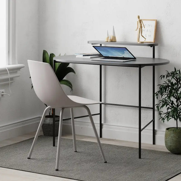 decortie Loub Modern Desk With Monitor Stand Width 100cm