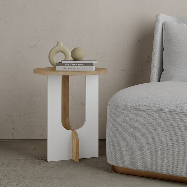 Decortie Luna Modern Side Table Multipurpose With Creativeness H 47cm