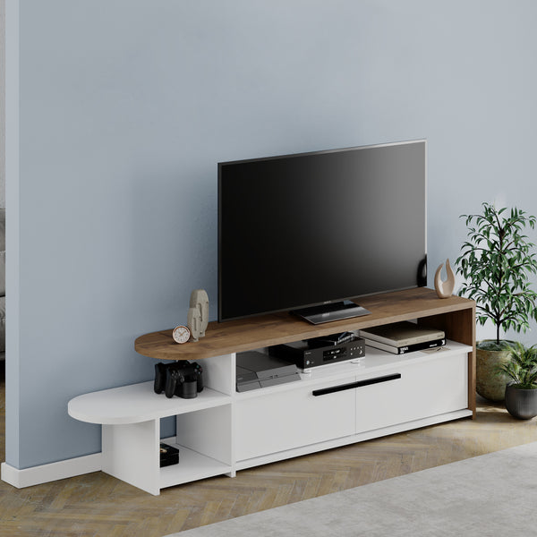 Decortie Lyra Modern TV Stand Multimedia Centre TV Unit With Storage Cabinet 167cm