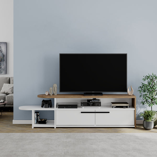 decortie Lyra Modern TV Stand Multimedia Centre TV Unit With Storage Cabinet 167cm