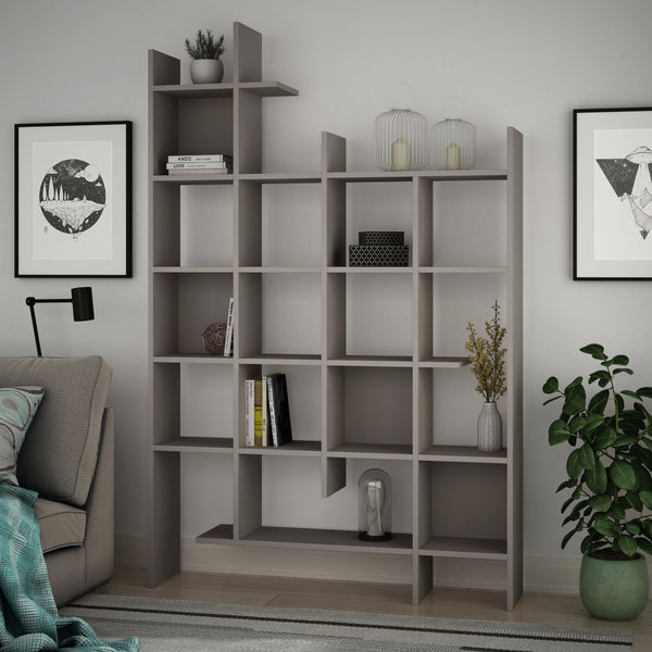 Decortie Manco Modern Bookcase Display Unit Room Separator Tall 188cm