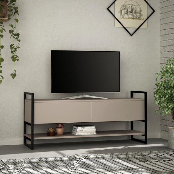 Decortie Metola Modern TV Stand Multimedia Stand TV Unit With Storage Cabinet 130cm