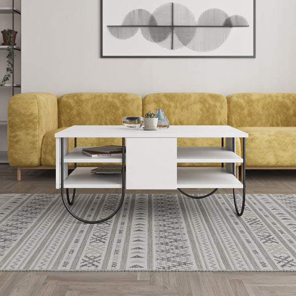Decortie Norfolk Modern Coffee Table Multipurpose H 43.6cm