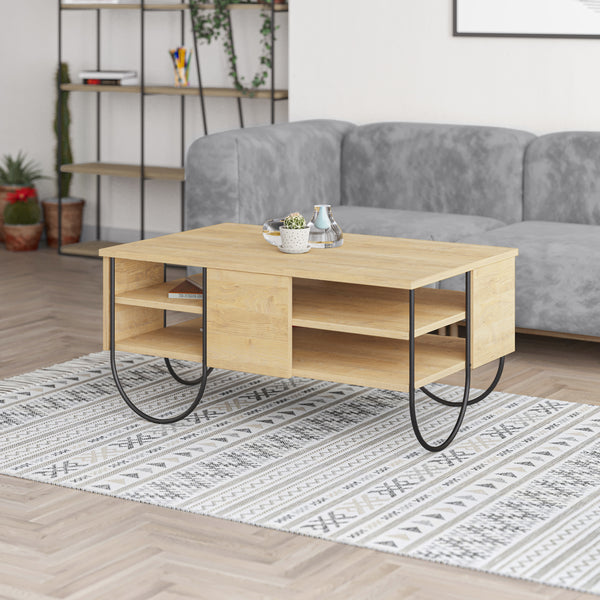 Decortie Norfolk Modern Coffee Table Multipurpose H 43.6cm