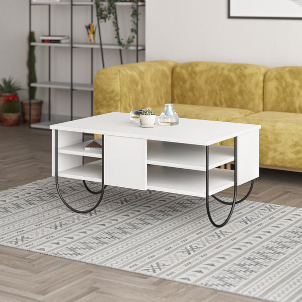 decortie Norfolk Modern Coffee Table Multipurpose H 43.6cm