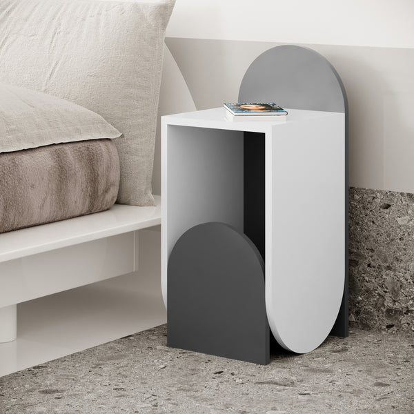 Decortie Nun Modern Bedside Table Bedroom Furniture Width 48cm