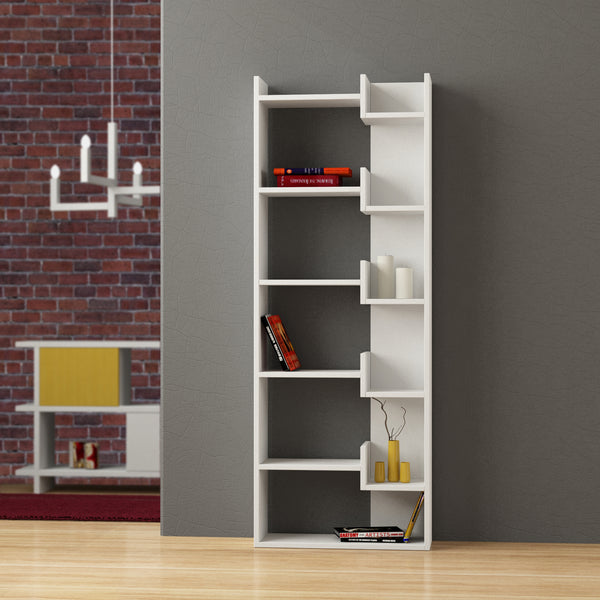 Decortie Oppa Modern Bookcase Display Unit Tall 162.4cm