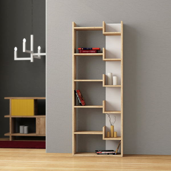 decortie Oppa Modern Bookcase Display Unit Tall 162.4cm