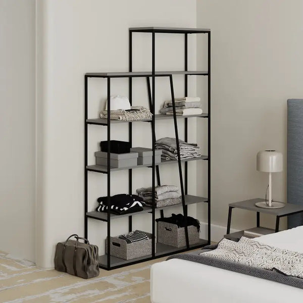 Decortie Pal Modern Bookcase Display Unit Room Separator Tall 178cm