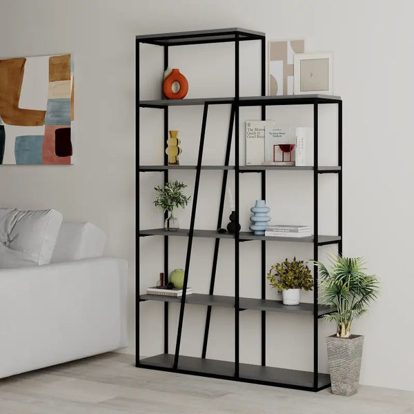 Decortie Pal Modern Bookcase Display Unit Room Separator Tall 178cm