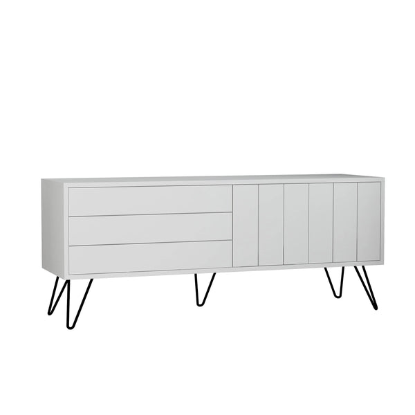 Decortie Picadilly Modern TV Stand Multimedia Centre With Storage Cabinet 139cm