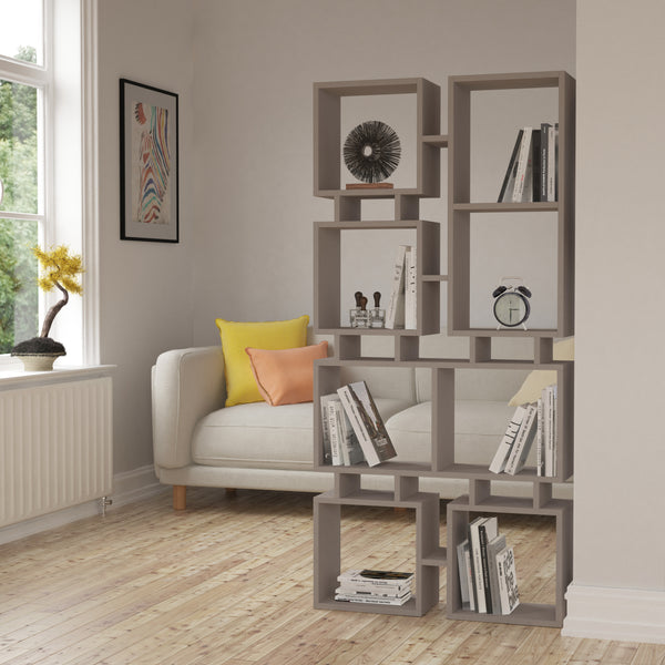Decortie Rail Modern Bookcase Display Unit No.1 Tall 166.5cm
