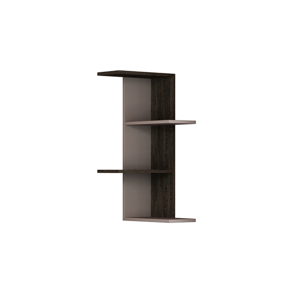Decortie Saso Modern Corner Shelf 85cm Narrow - White