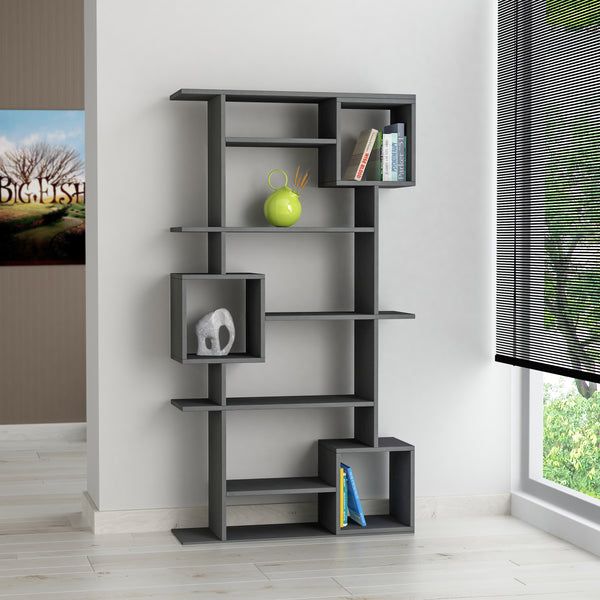Decortie Soto Modern Bookcase Display Unit Tall 173cm