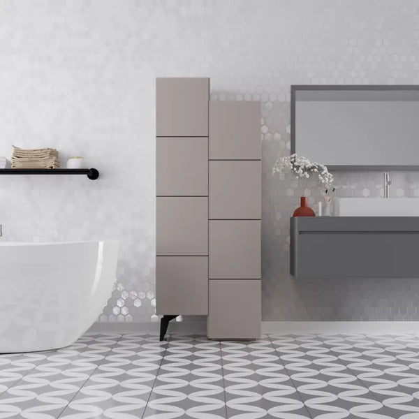 decortie Stair Modern Storage Cabinet Multipurpose Bathroom Living Room H 156cm