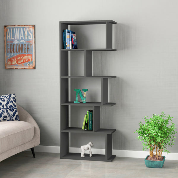 Decortie Tapi Modern Bookcase Display Unit Tall 159cm
